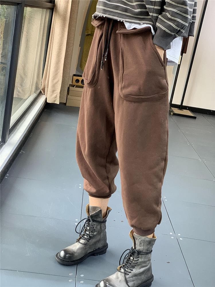 【レディース】スウェットパンツ ポケット付きヘビーウエイトスウェットパンツ