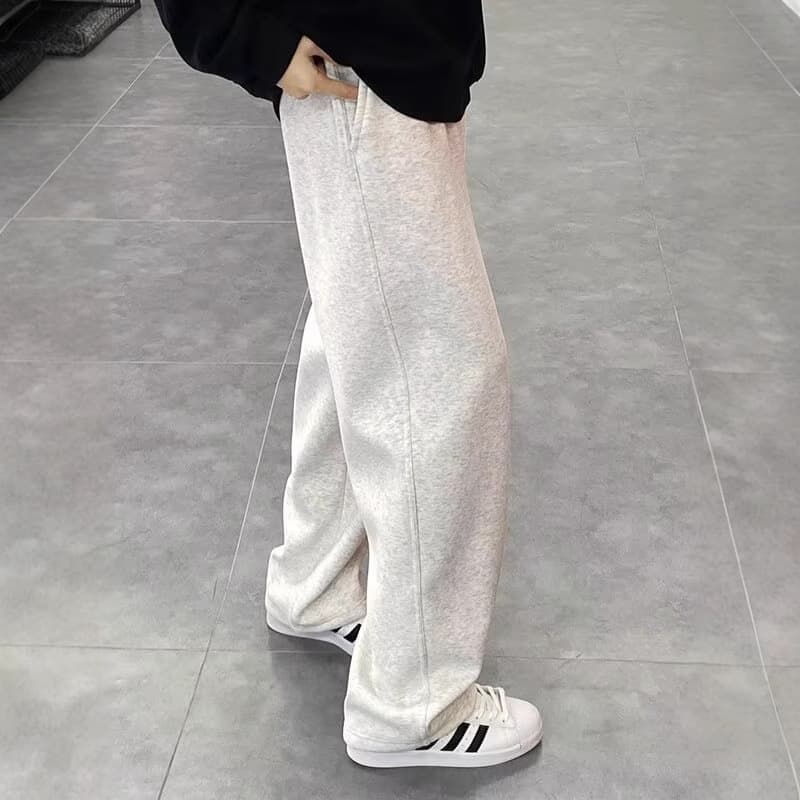 【メンズ】スウェットパンツ リラックス楽々ワイドスウェットパンツ