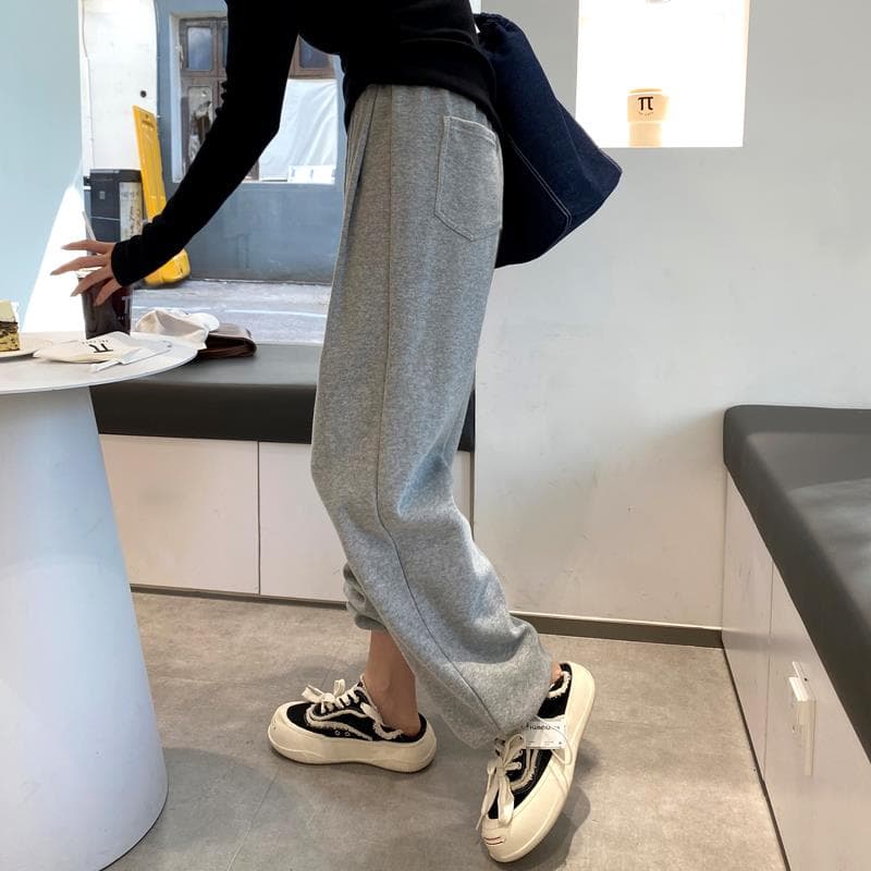 【レディース】スウェットパンツ スウェットパンツ ゆったりリラックスワイドパンツ