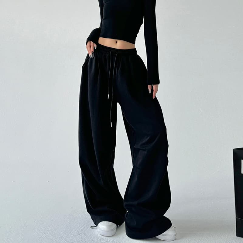 【レディース】スウェットパンツ スウェットパンツ ゆったりシルエット リラックスパンツ