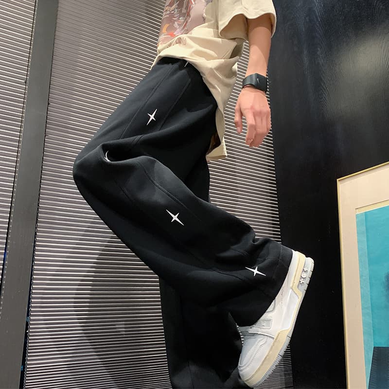 【メンズ】スウェットパンツ 星空十字ワイドスウェットパンツ