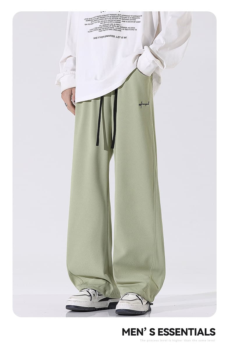 【メンズ】スウェットパンツ 緩やかなシルエット リラックススウェットパンツ