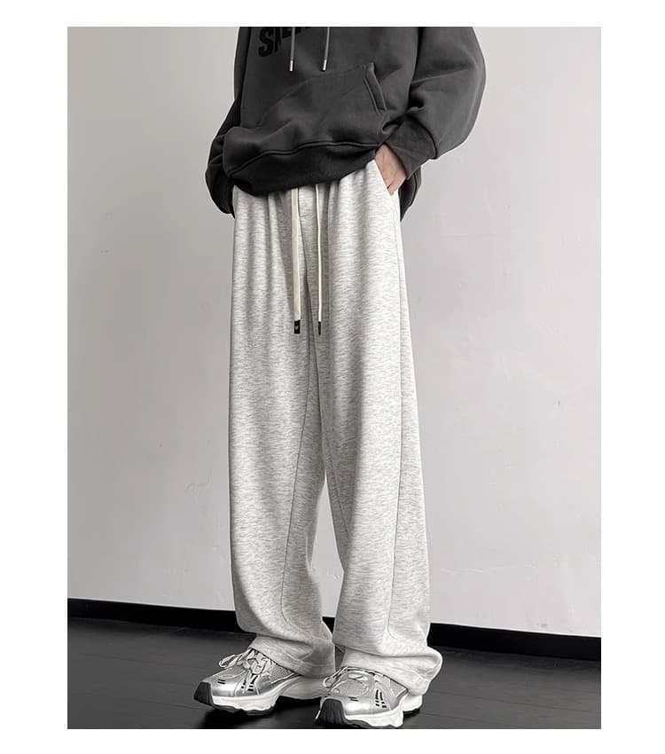 【メンズ】スウェットパンツ 極上やすらぎ裏起毛ワイドパンツ