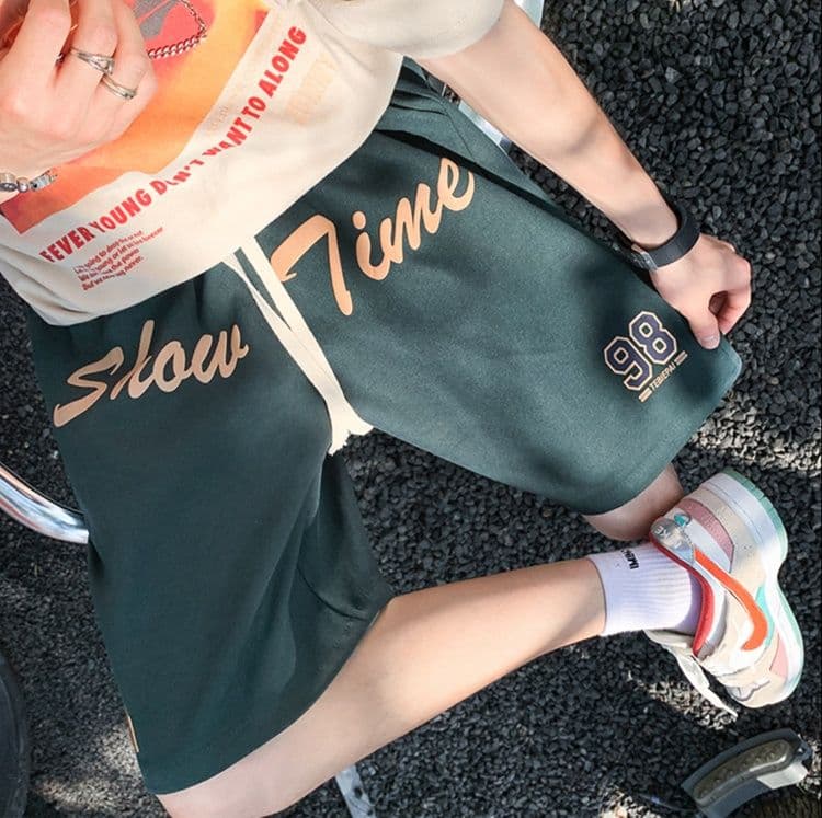【メンズ】スウェットパンツ スウェットパンツ ゆったりショータイム スウェットハーフパンツ