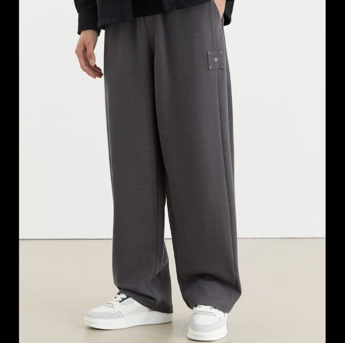 【メンズ】スウェットパンツ 快適リラックスワイドスウェットパンツ