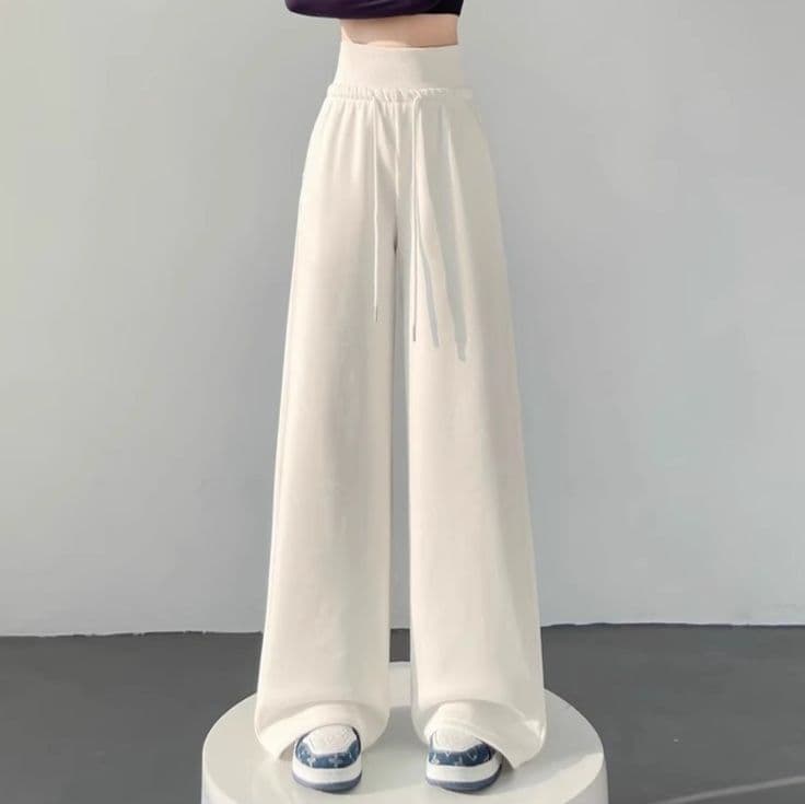 【レディース】スウェットパンツ ゆったりリラックスワイドスウェットパンツ