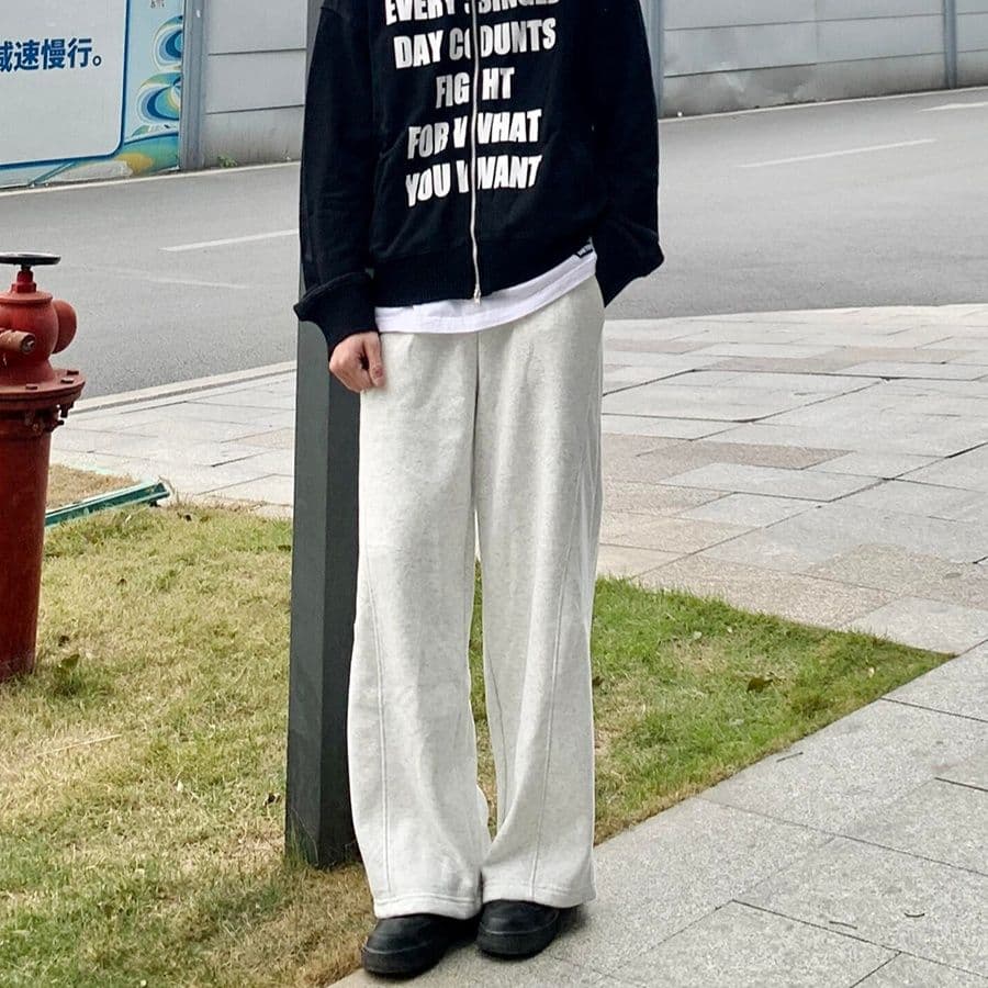 【メンズ】スウェットパンツ ゆったりリラクシングスウェットパンツ