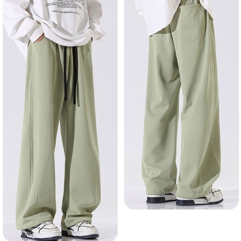 【メンズ】スウェットパンツ 緩やかなシルエット リラックススウェットパンツ