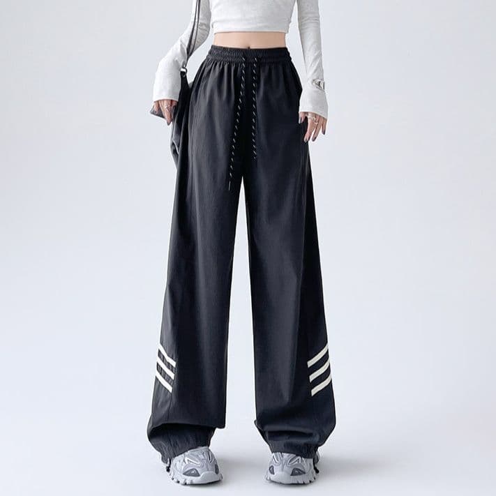 【レディース】スウェットパンツ スウェットパンツ ゆったりくつろぎストリート風パンツ