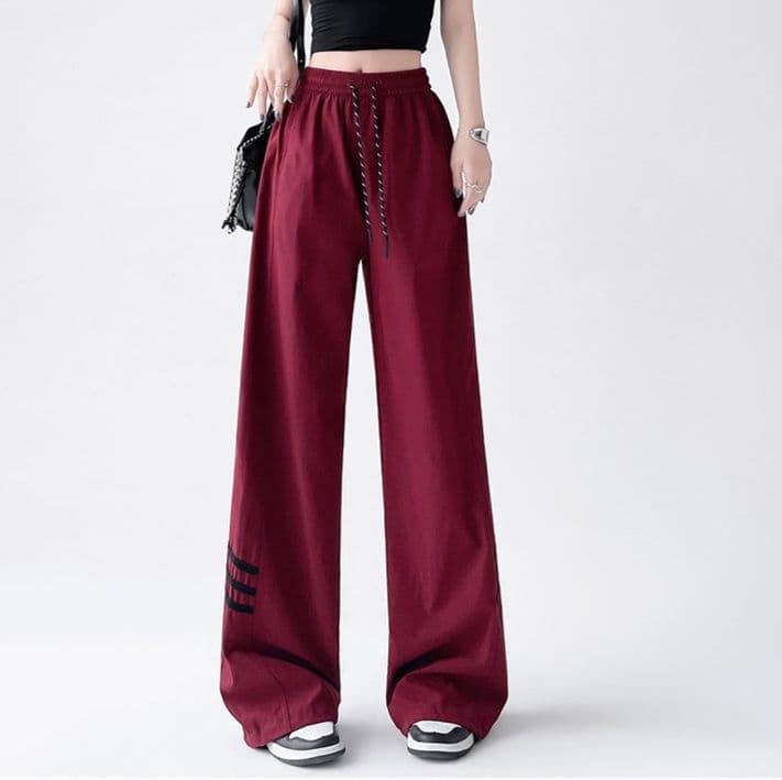 【レディース】スウェットパンツ スウェットパンツ ゆったりくつろぎストリート風パンツ