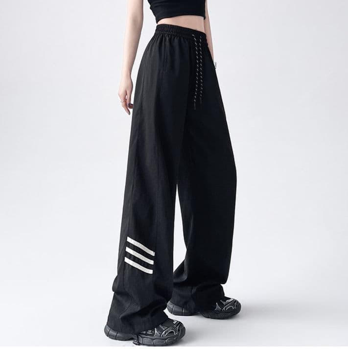 【レディース】スウェットパンツ スウェットパンツ ゆったりくつろぎストリート風パンツ