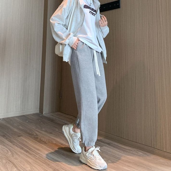 【レディース】スウェットパンツ リラックスワイドスウェットパンツ