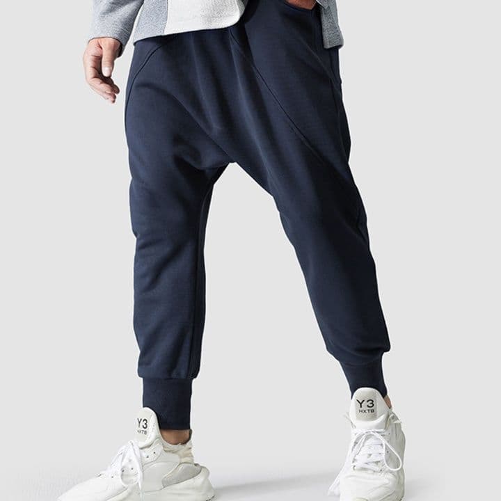 【メンズ】スウェットパンツ スウェットパンツ ドロップクロッチ サルエル風 ジョガーパンツ