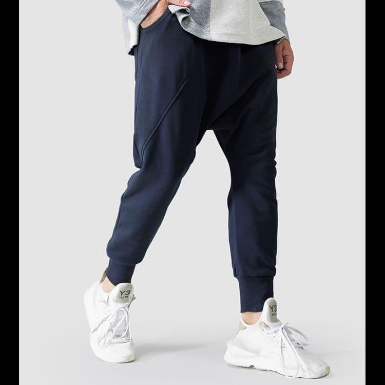 【メンズ】スウェットパンツ スウェットパンツ ドロップクロッチ サルエル風 ジョガーパンツ
