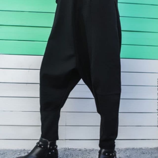 【レディース】スウェットパンツ スウェットパンツ 個性派ドロップクロッチパンツ