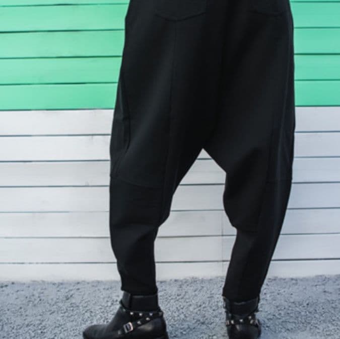 【レディース】スウェットパンツ スウェットパンツ 個性派ドロップクロッチパンツ
