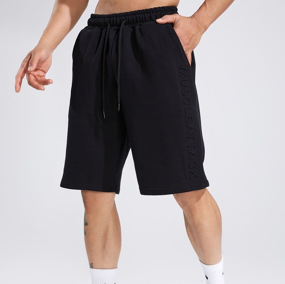 【メンズ】スウェットパンツ スウェットパンツ 快適リラックス裾ゆったりスウェットショート