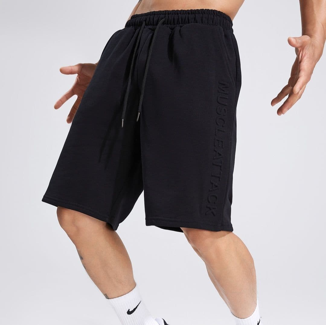 【メンズ】スウェットパンツ スウェットパンツ 快適リラックス裾ゆったりスウェットショート