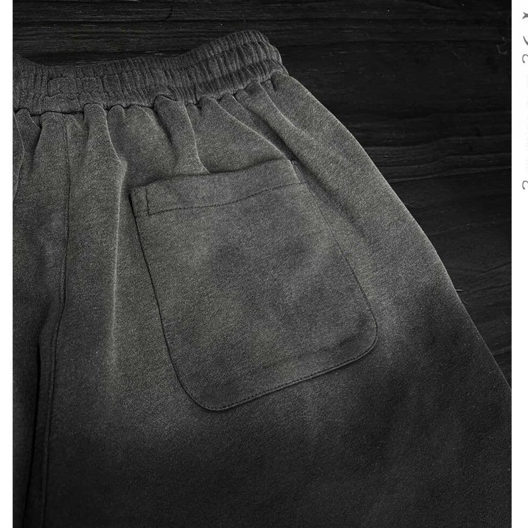 【メンズ】スウェットパンツ グラデーションスウェットパンツ ゆったりリラックスショートパンツ