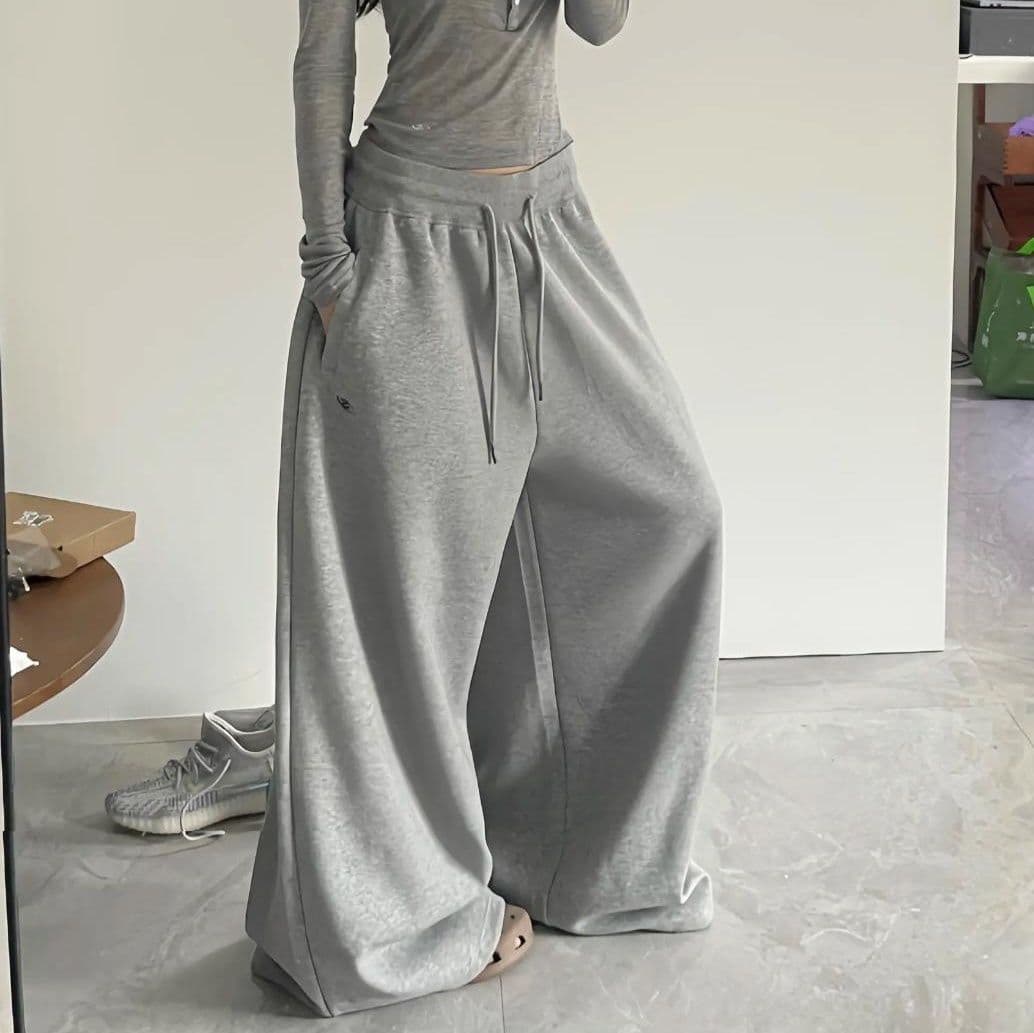 【レディース】スウェットパンツ スウェットパンツ ゆったりドレープ 極上リラックスパンツ