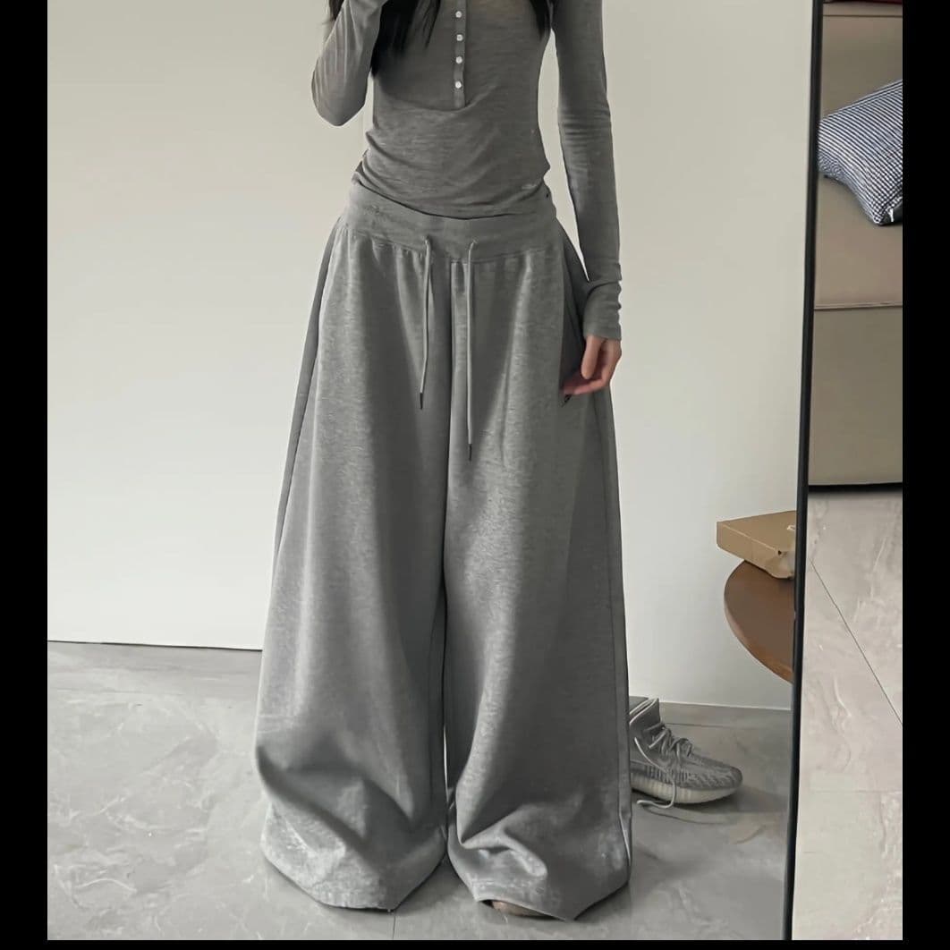 【レディース】スウェットパンツ スウェットパンツ ゆったりドレープ 極上リラックスパンツ