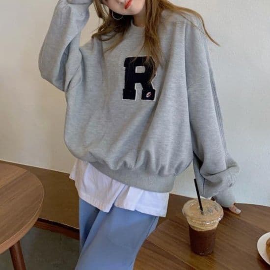 【レディース上下セット】スウェットパンツ スウェットパンツ イニシャル刺繍 ゆったりショートパンツ