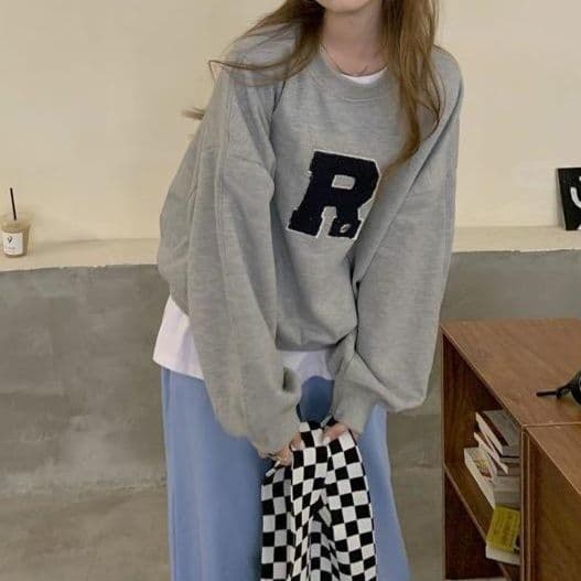 【レディース上下セット】スウェットパンツ スウェットパンツ イニシャル刺繍 ゆったりショートパンツ