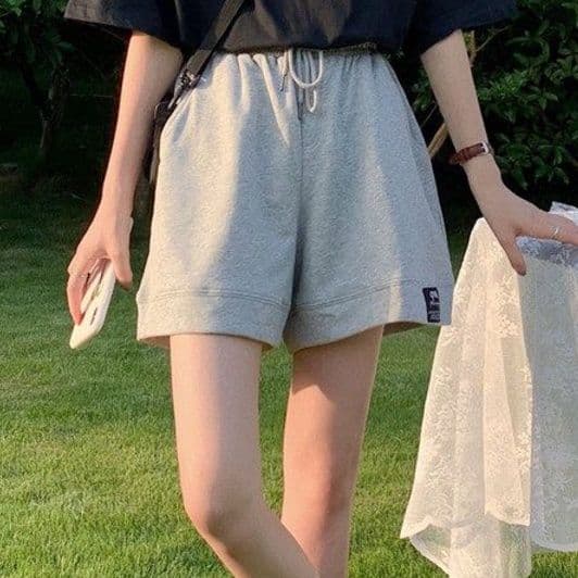 【レディース】スウェットパンツ スウェットパンツ ゆったりリラックスハーフパンツ