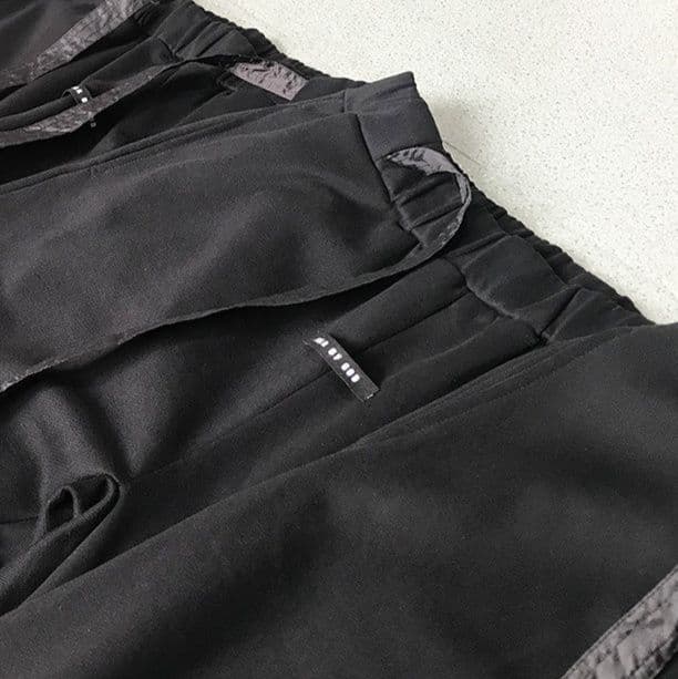 【メンズ】スウェットパンツ 細身シルエット紐飾りスウェットパンツ