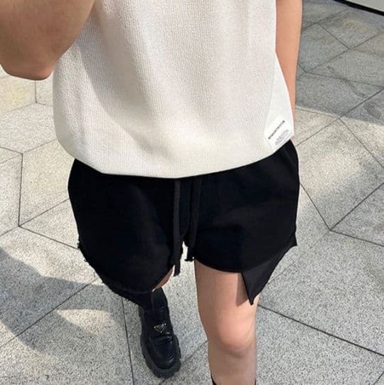 【メンズ】スウェットパンツ スウェットパンツ リラックス層付きショートパンツ