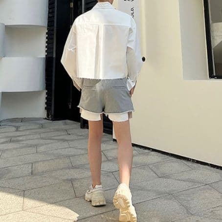 【メンズ】スウェットパンツ スウェットパンツ リラックス層付きショートパンツ