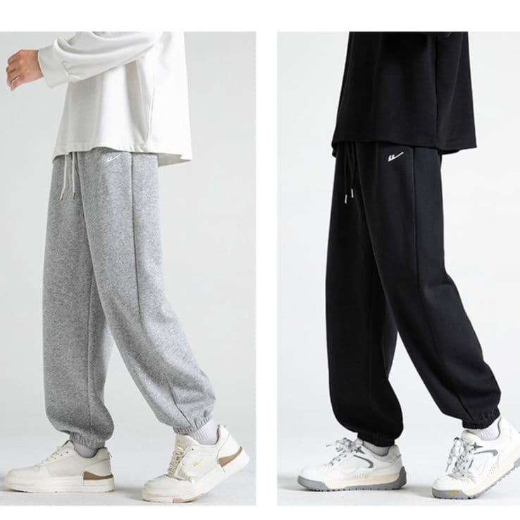 【メンズ】スウェットパンツ シンプル ゆったりスウェットパンツ