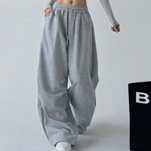 【レディース】スウェットパンツ スウェットパンツ ゆったりシルエット リラックスパンツ