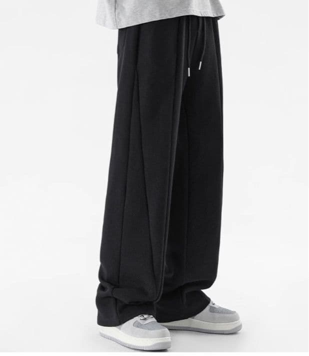 【メンズ】スウェットパンツ スウェットパンツ ゆったりワイドシルエット リラックスパンツ