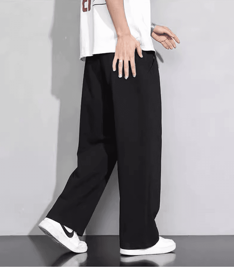 【メンズ】ゆったりストレートスウェットパンツ