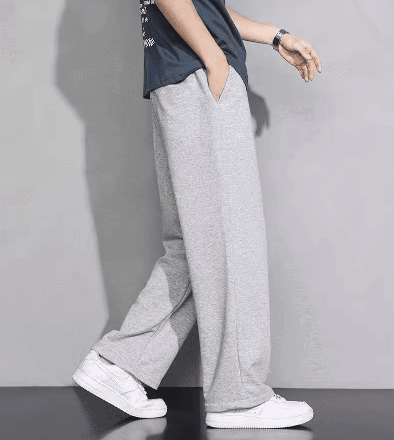 【メンズ】ゆったりストレートスウェットパンツ