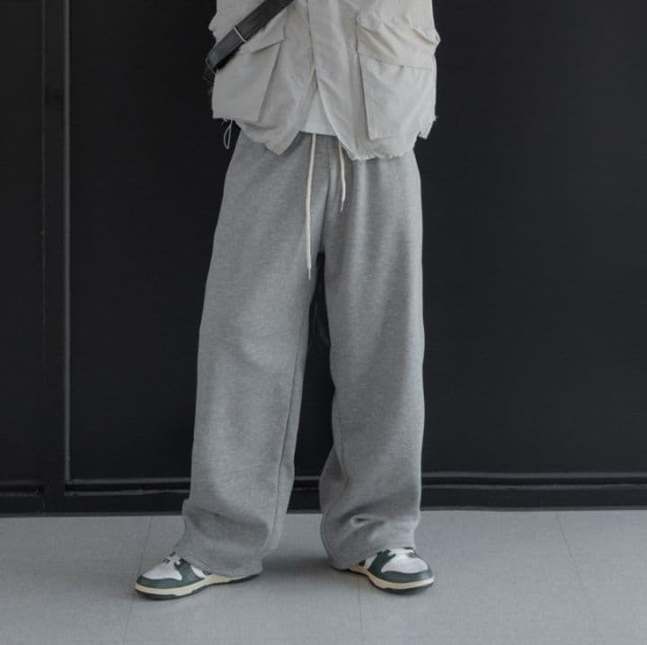 【メンズ】スウェットパンツ ゆったりリラックスワイドパンツ