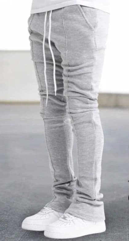 【メンズ】スウェットパンツ ストレッチフレアスウェットパンツ