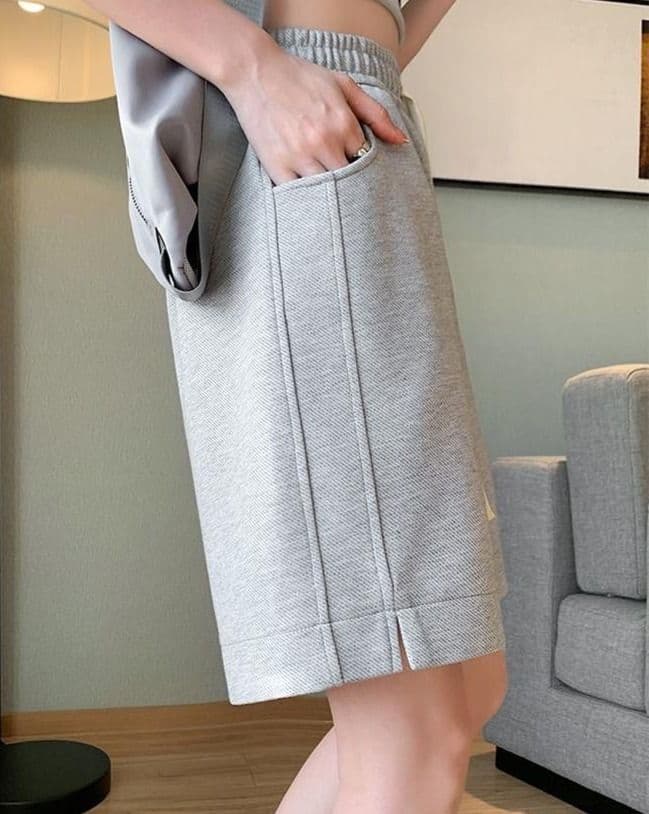 【レディース】スウェットパンツ やわらか素材のリラックスショート