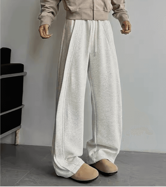 【メンズ】スウェットパンツ ゆったりリラックスワイドパンツ