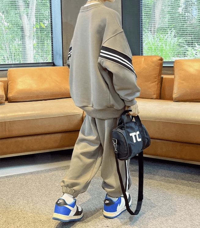 【キッズ上下セット】スウェットパンツ 子供用スポーツスウェット上下セット