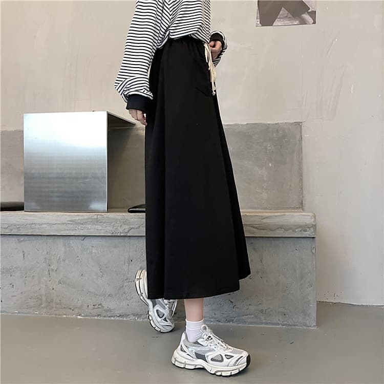 【レディース】スウェットパンツ ゆったりロングスウェットパンツ