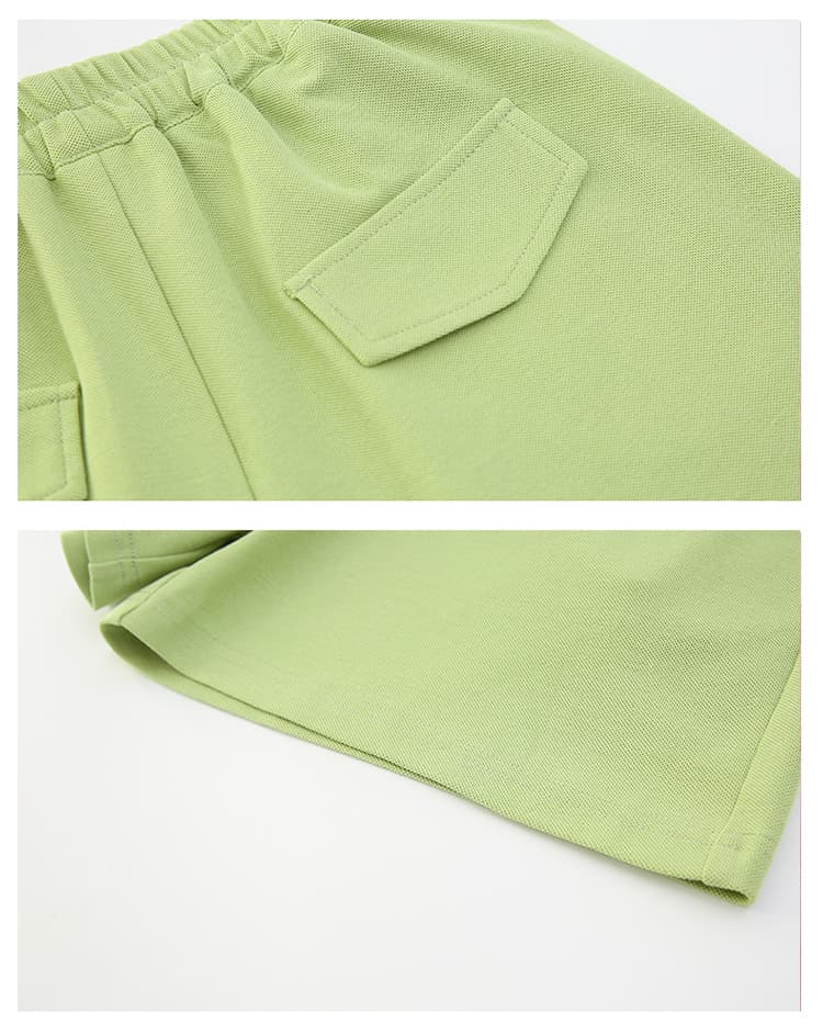 【キッズ上下セット】スウェットパンツ ゆったりシルエット半袖セットアップ
