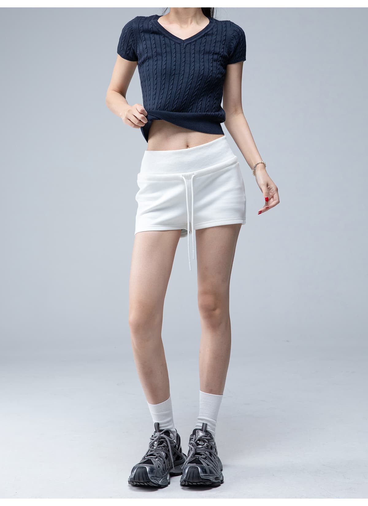 【レディース】スウェットパンツ スウェットパンツ ウエストゴム リラックス ショートパンツ