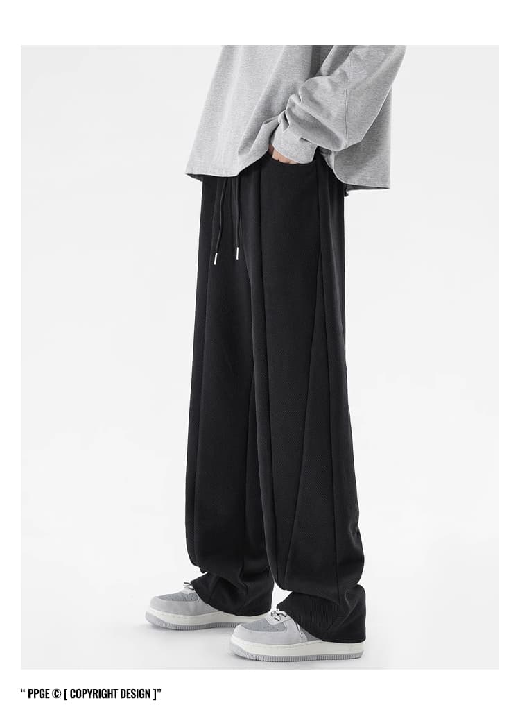 【メンズ】スウェットパンツ スウェットパンツ ゆったりワイドシルエット リラックスパンツ