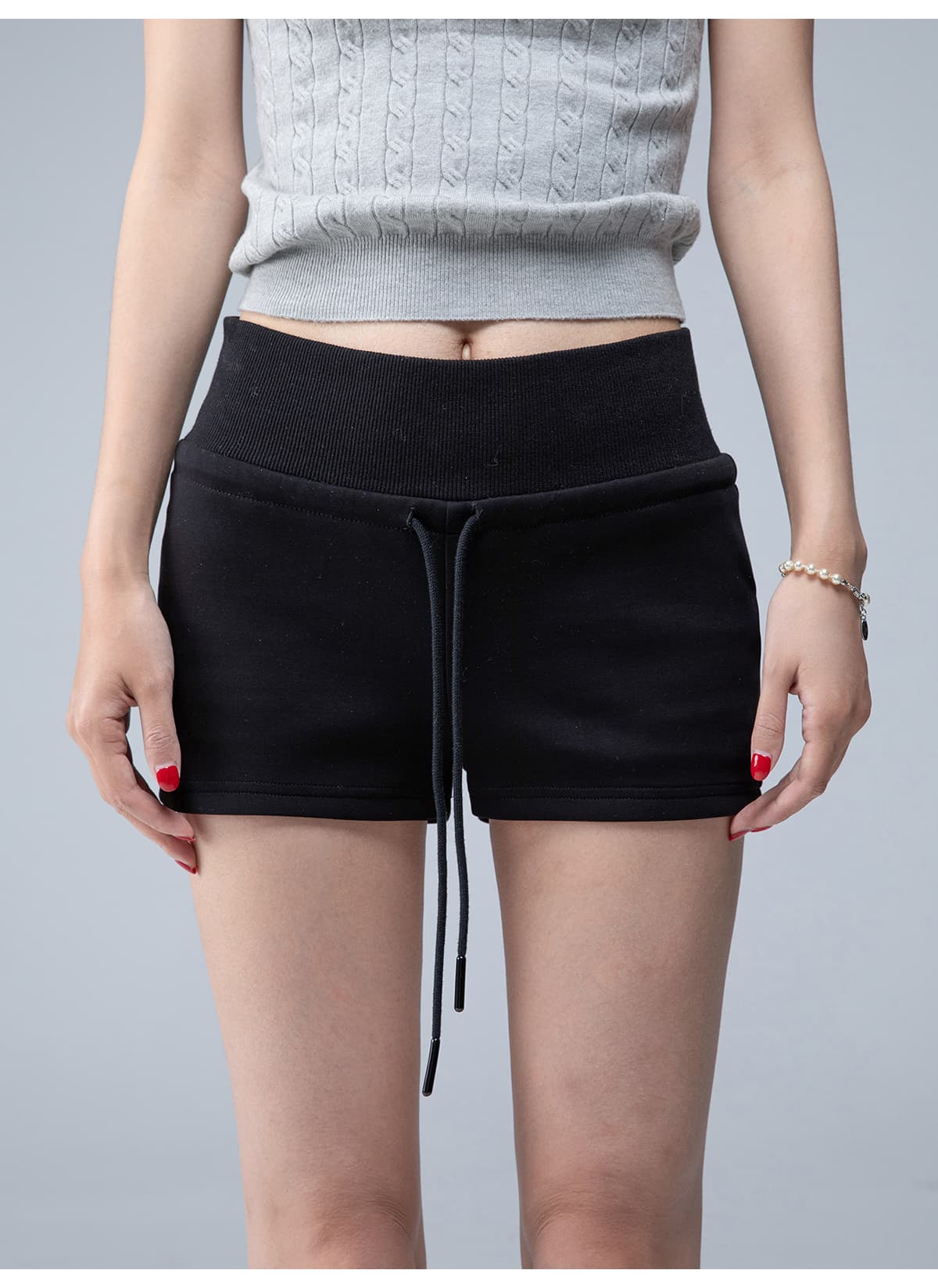 【レディース】スウェットパンツ スウェットパンツ ウエストゴム リラックス ショートパンツ