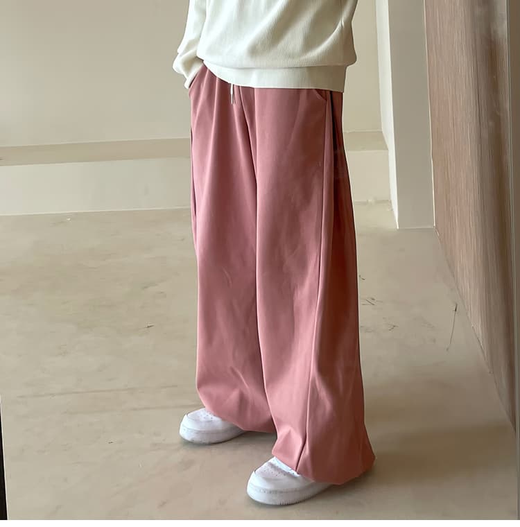【メンズ】スウェットパンツ スウェットパンツ ふんわりリラックスワイドパンツ