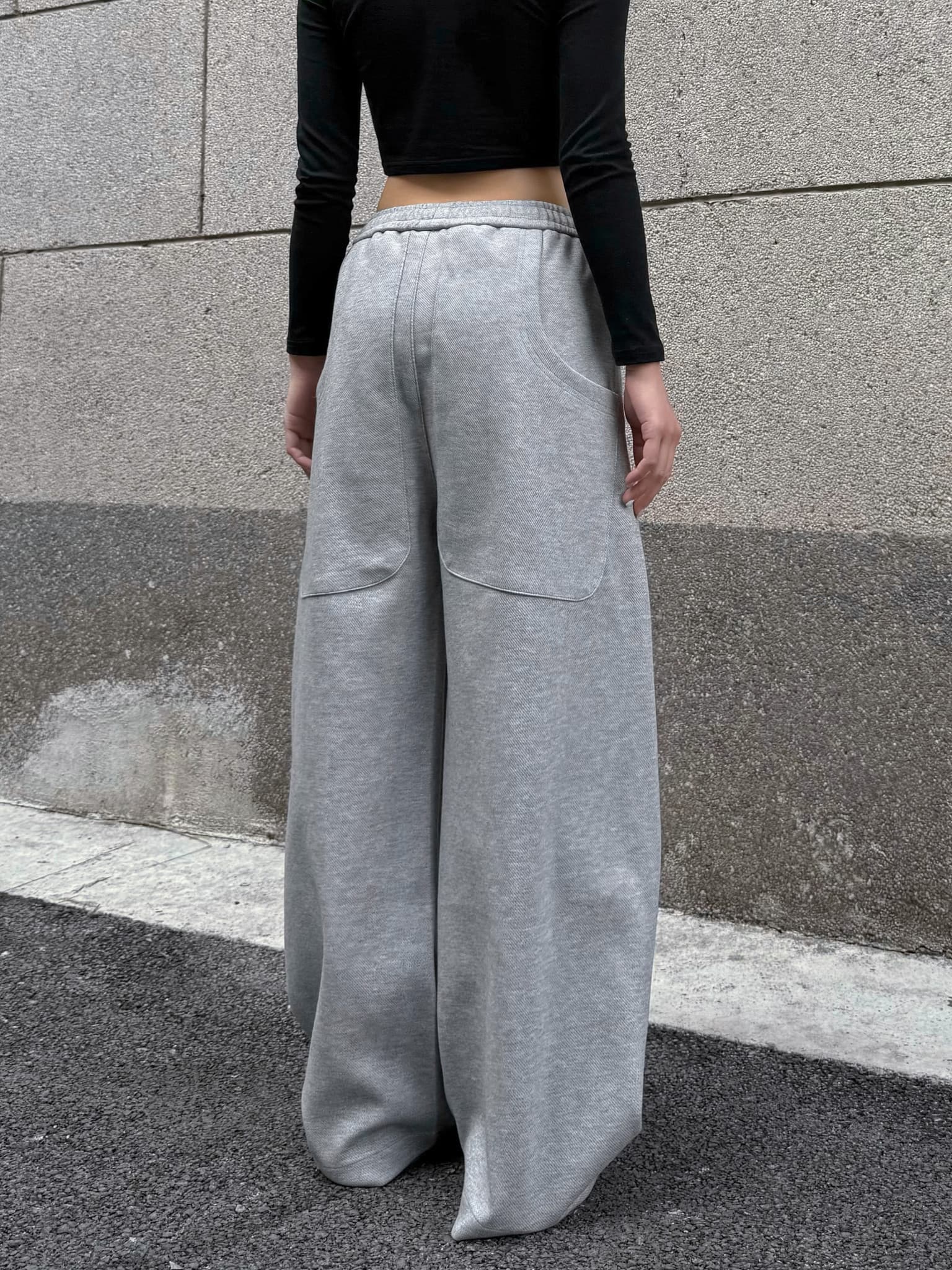 【レディース】スウェットパンツ スウェットパンツ ゆったりシルエット 楽ちんワイドパンツ