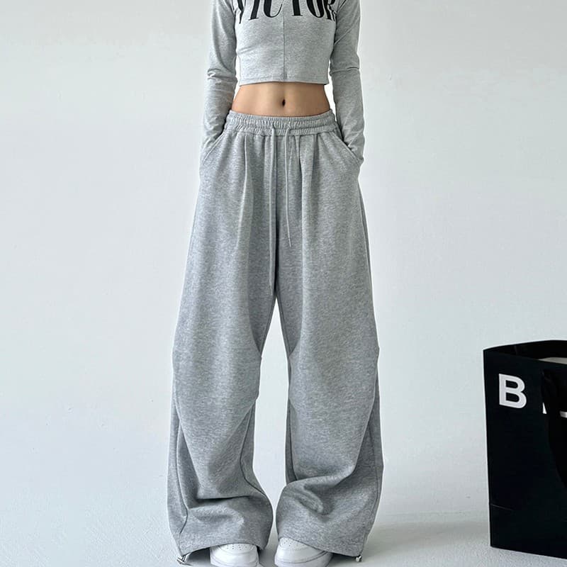 【レディース】スウェットパンツ スウェットパンツ ゆったりシルエット リラックスパンツ