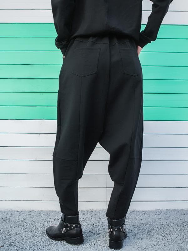 【レディース】スウェットパンツ スウェットパンツ 個性派ドロップクロッチパンツ
